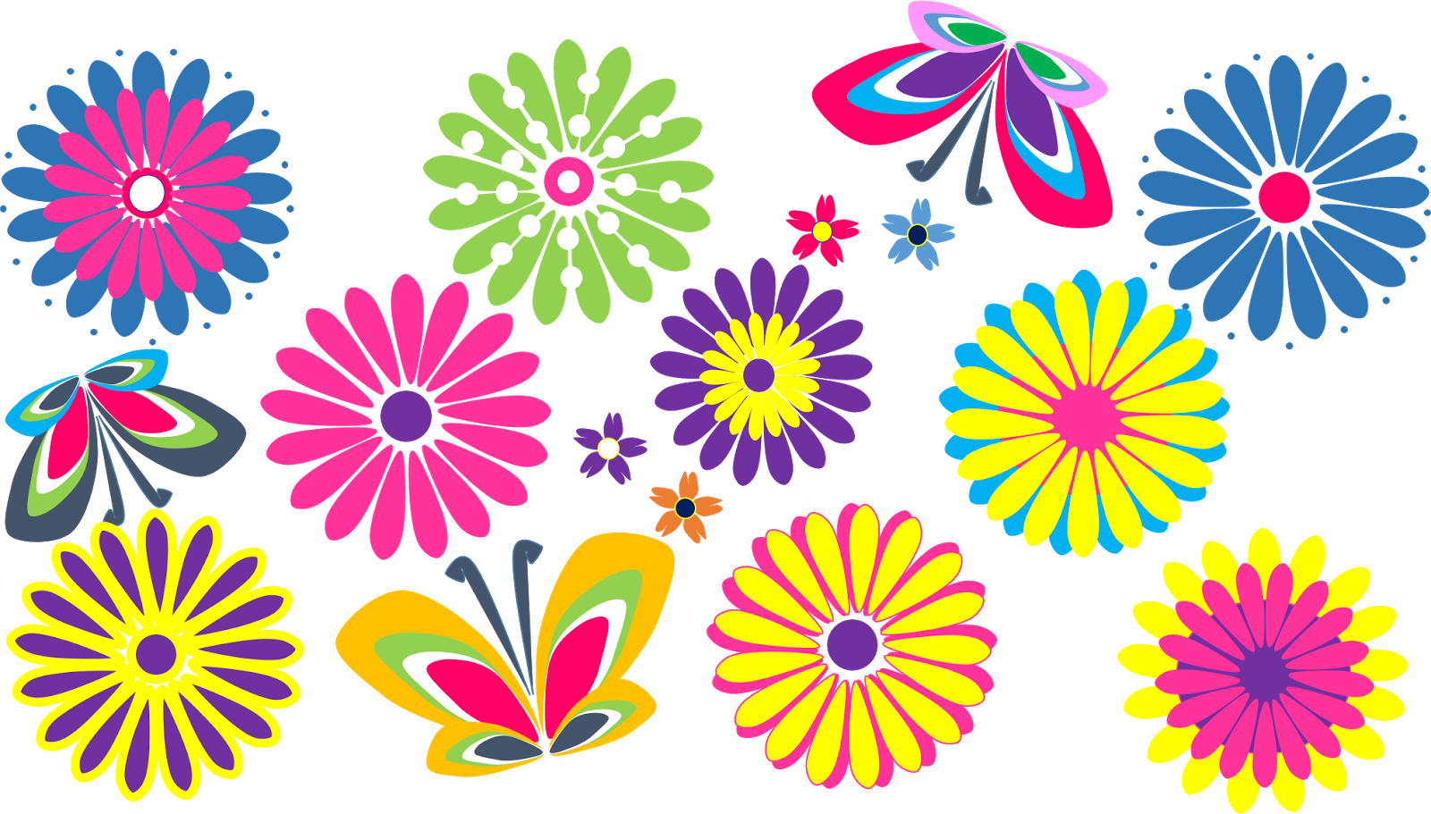 flowers flashcards for kids